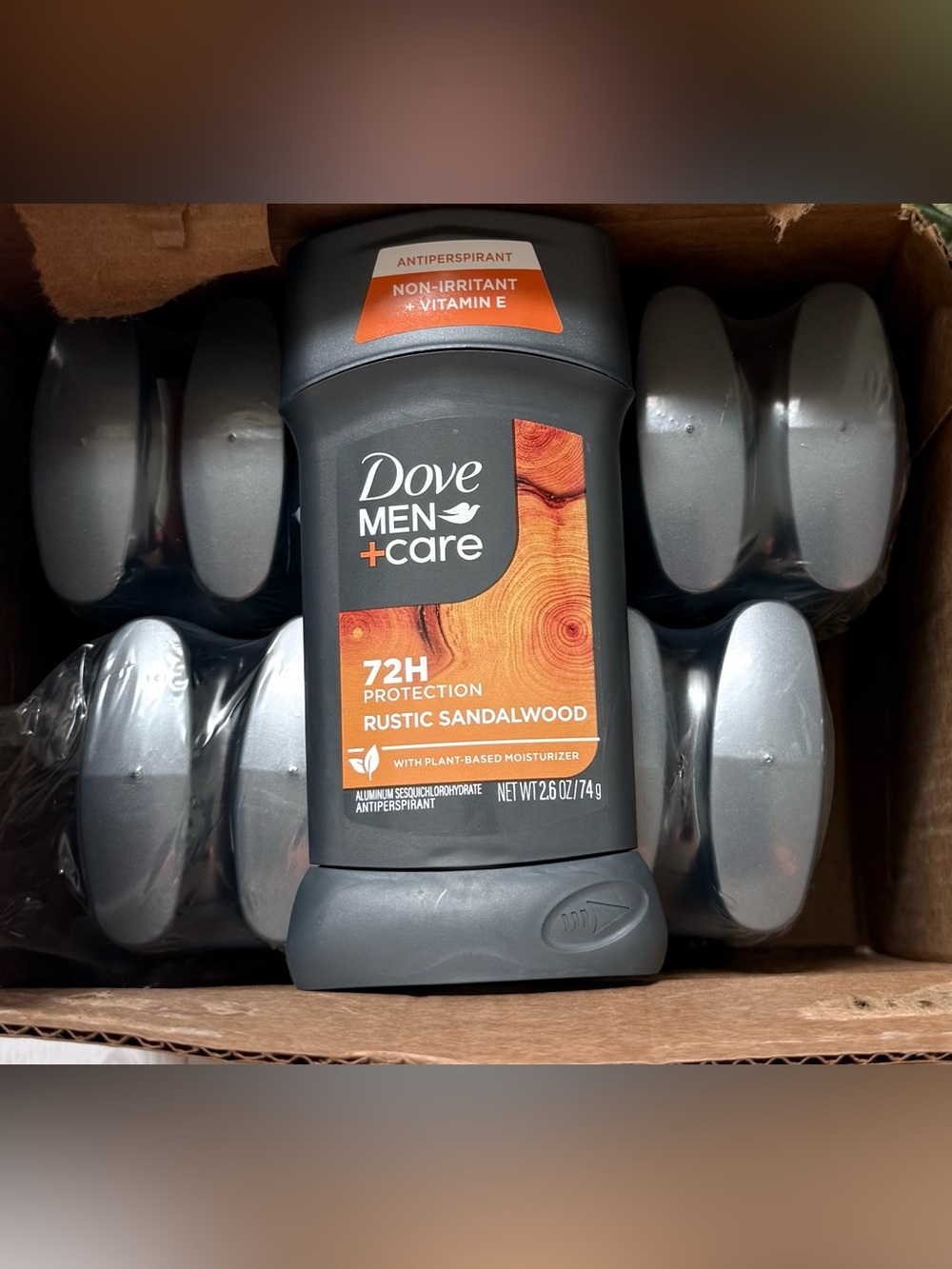 🔥BULK BUY🔥 Dove Rustic Sandalwood Antiperspirant Deodorant - PACK OF 12